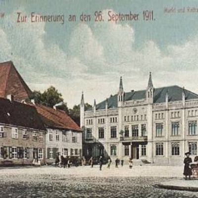 Bild vergrößern: Rathaus im Jahr 1911