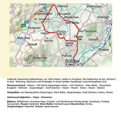 Bild vergrößern: Route 8 - Niederdeutsche Hallenhäuser, 35 km