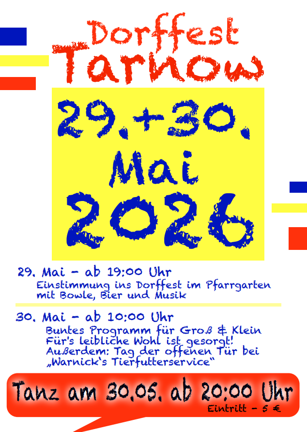 Dorffest Tarnow