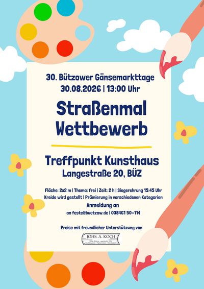 Bild vergr&ouml;&szlig;ern: Stra&szlig;enmalwettbewerb 2026
