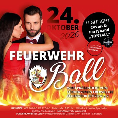 Bild vergr&ouml;&szlig;ern: Feuerwehrball B&uuml;tzow