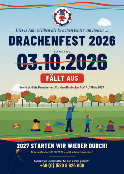 Bild vergr&ouml;&szlig;ern: Drachenfest f&auml;llt aus