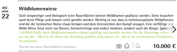 Bild vergr&ouml;&szlig;ern: Vorschlag Wildblumenwiese